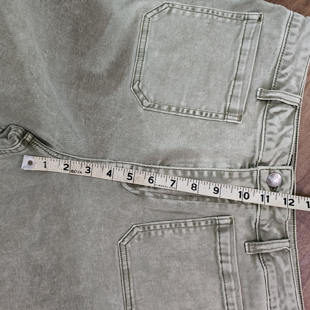Vigoss Green Wide-Leg Denim Jeans Size 31 - Picture 6 of 8